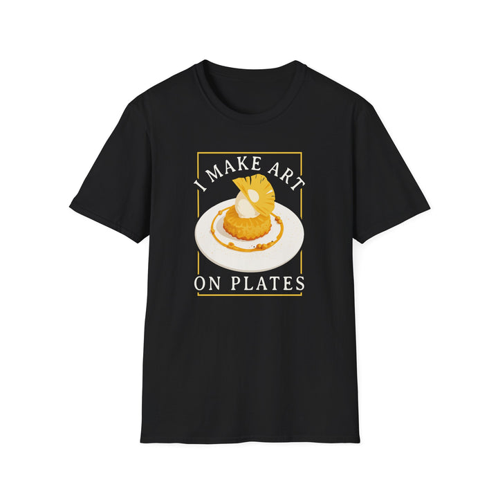 I Make Art On Plates Softstyle T-Shirt