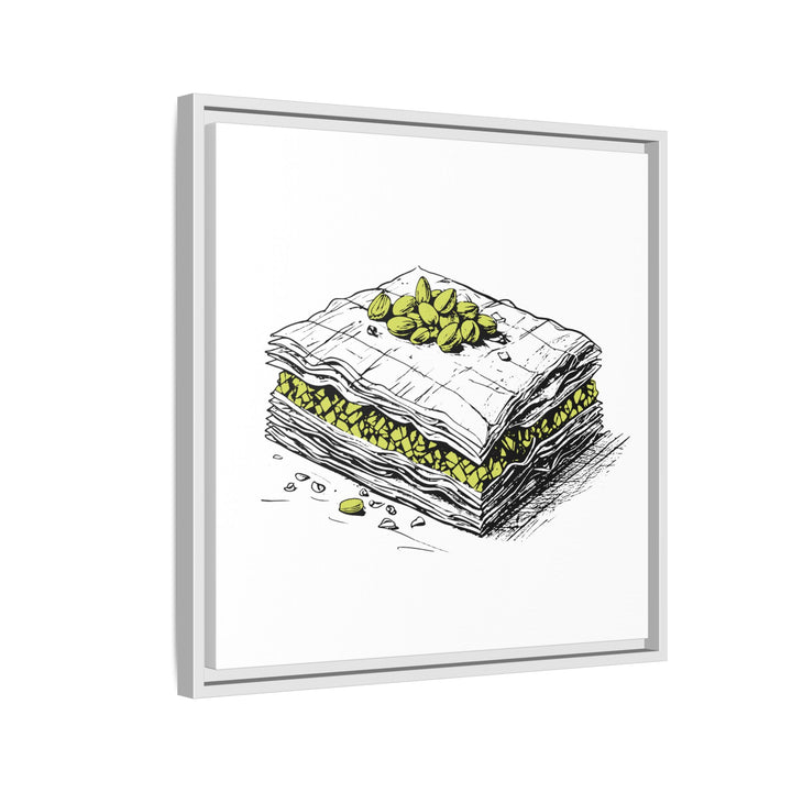 Baklava Canvas with Floating Frame