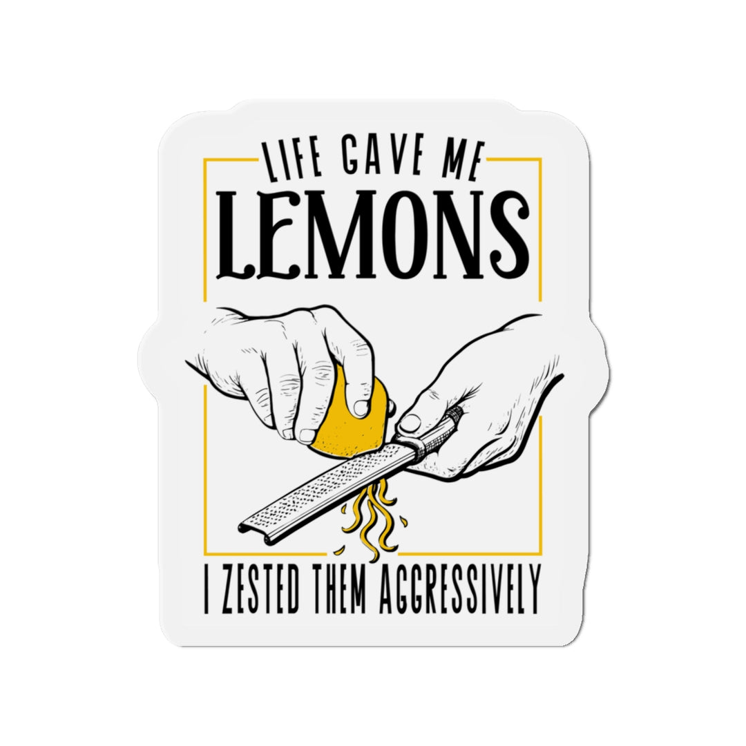 Life Gave Me Lemons Vinyl Magnets