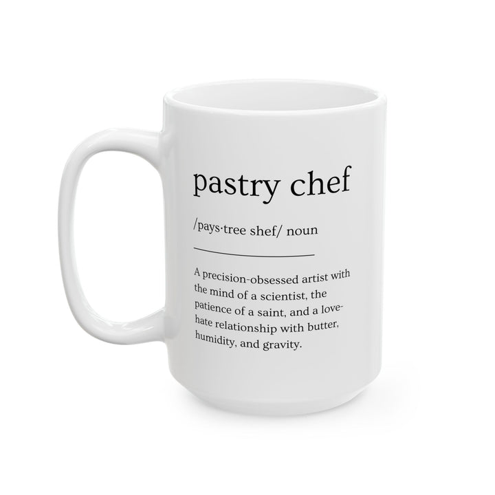 Pastry Chef Definition White Mug