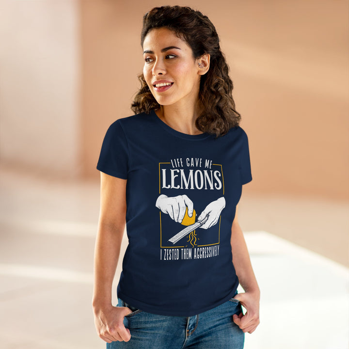 Life Gave Me Lemons Women's Cotton T-Shirt