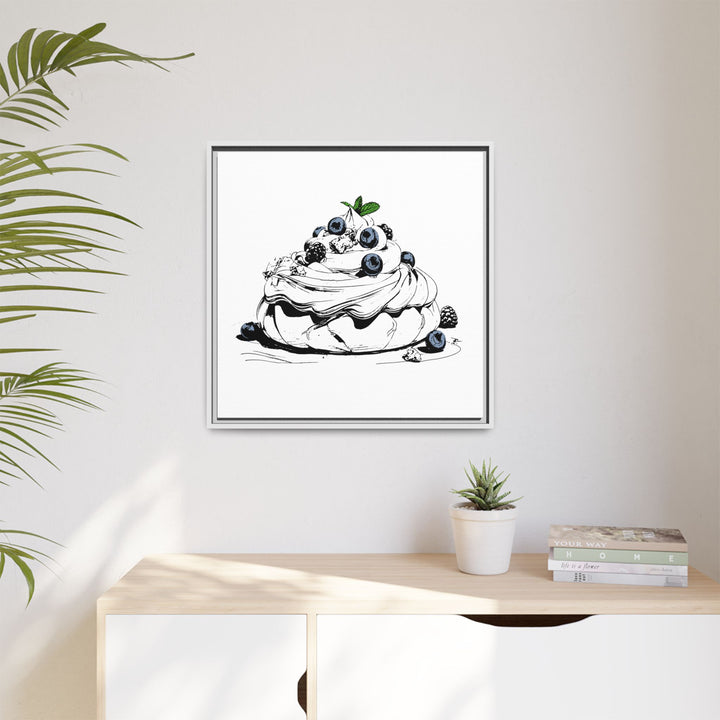 Pavlova Canvas with Floating Frame