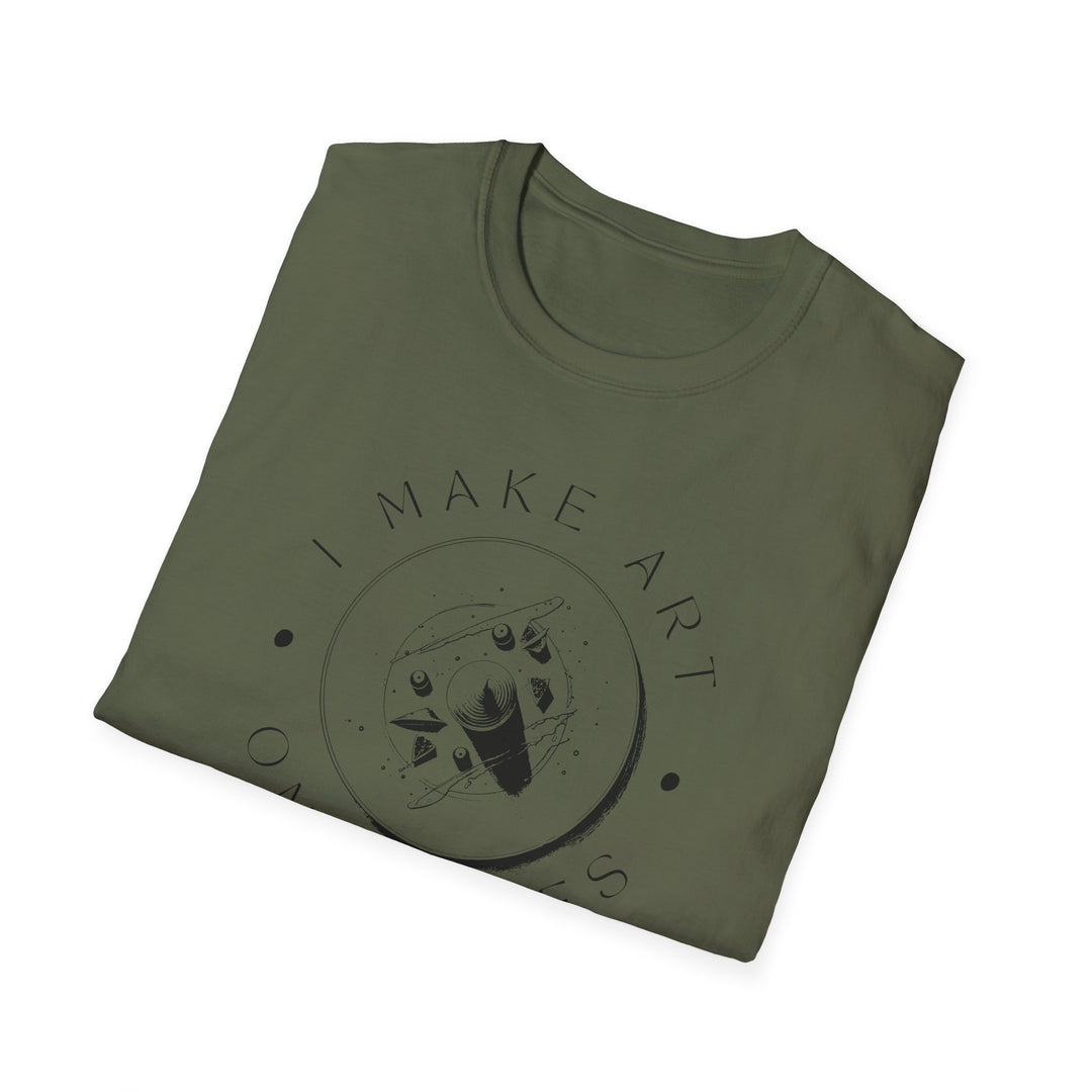 I Make Art on Plates Unisex T-Shirt