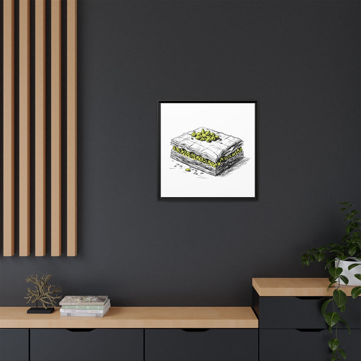 Baklava Canvas with Floating Frame
