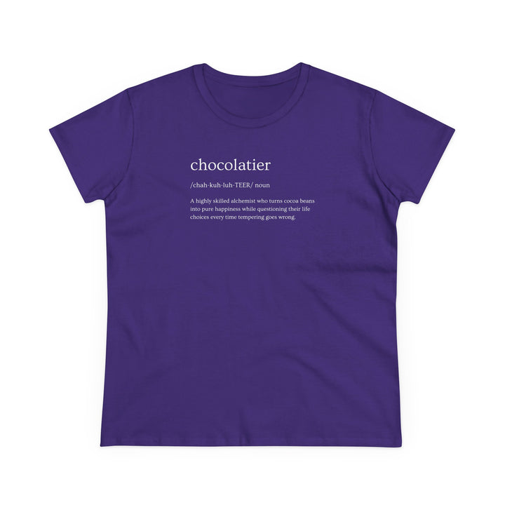 Chocolatier Definition Women's Cotton T-Shirt