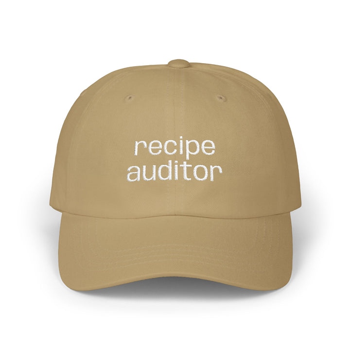 Recipe Auditor Embroidered Hat