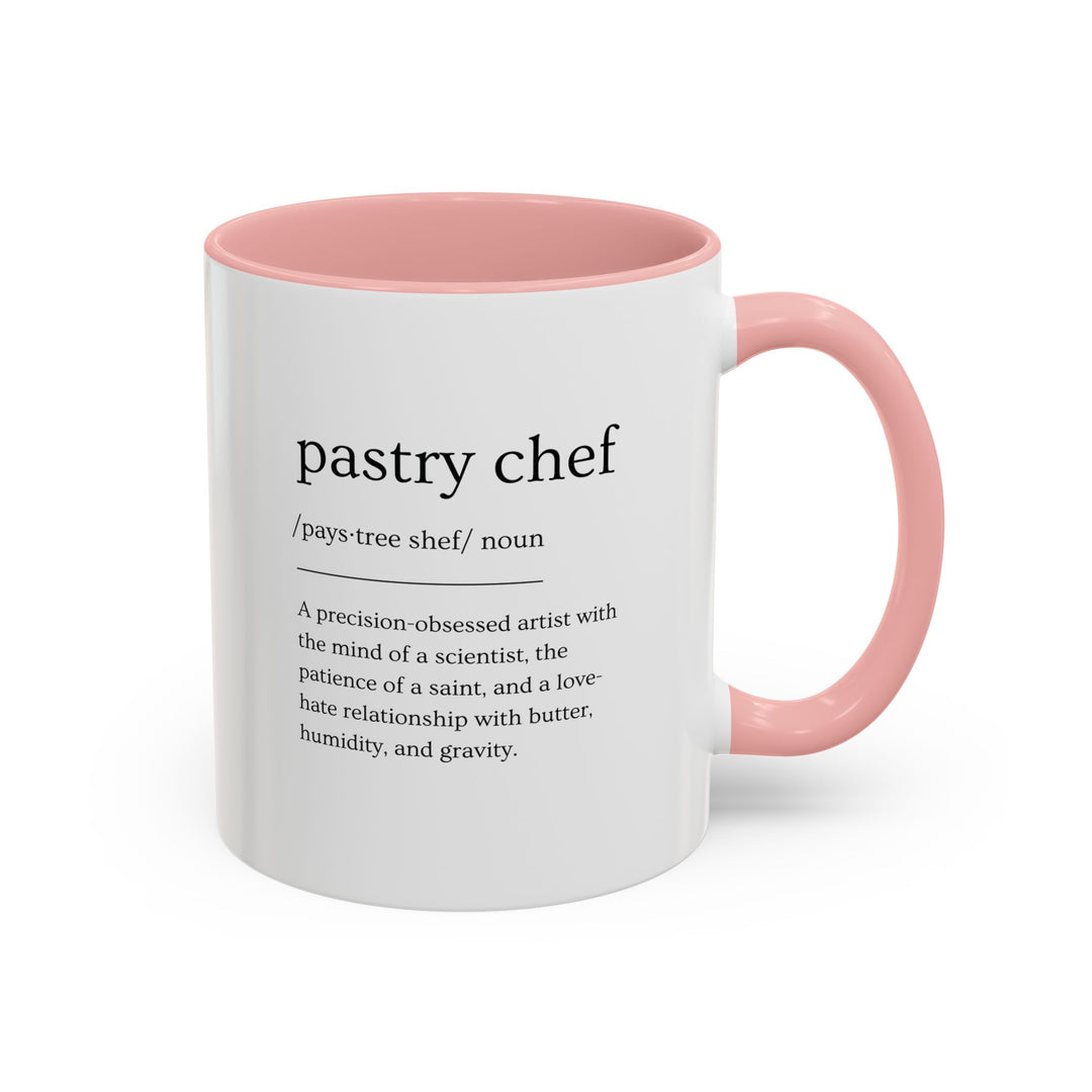 Pastry Chef Definition Color Accent Mug