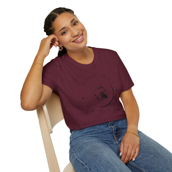 I Make Art on Plates Unisex T-Shirt
