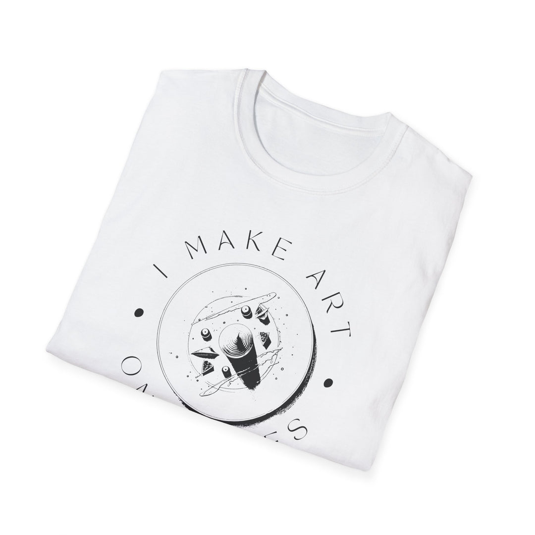 I Make Art on Plates Unisex T-Shirt