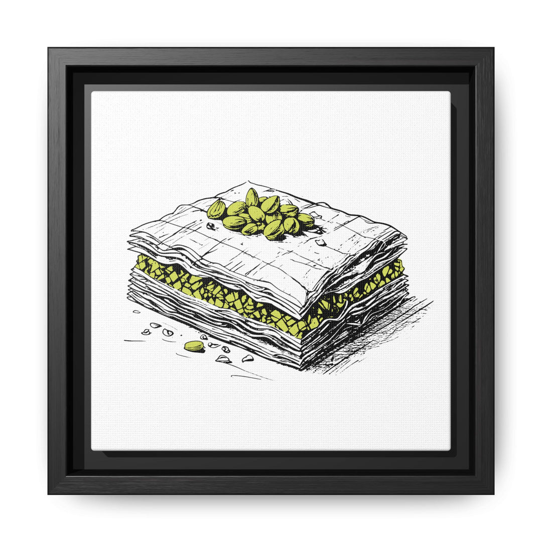 Baklava Canvas with Floating Frame