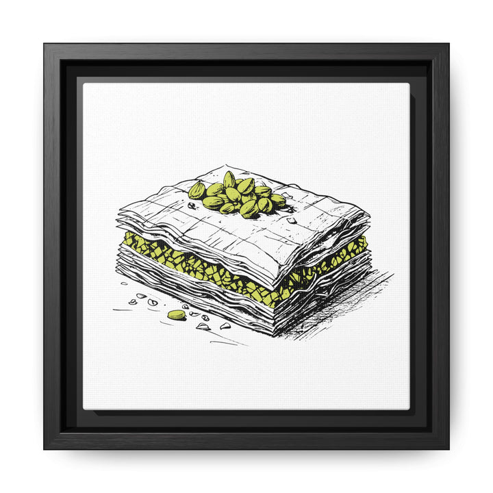 Baklava Canvas with Floating Frame