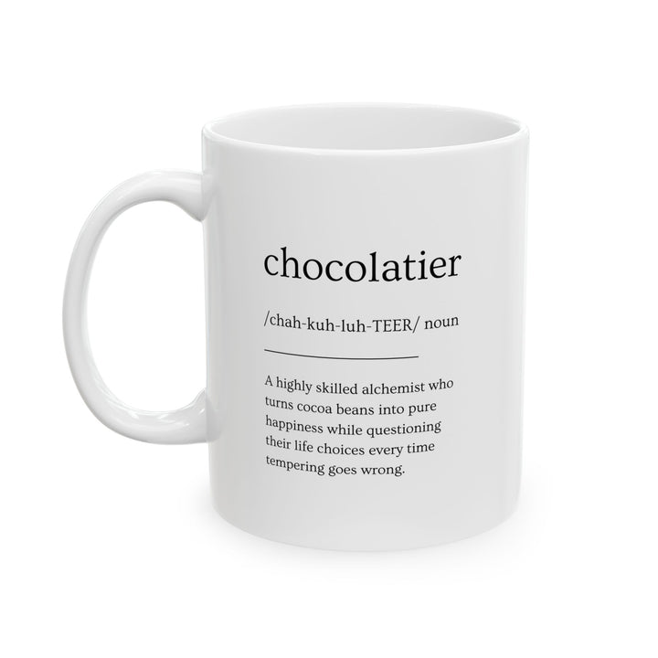 Chocolatier Definition White Mug