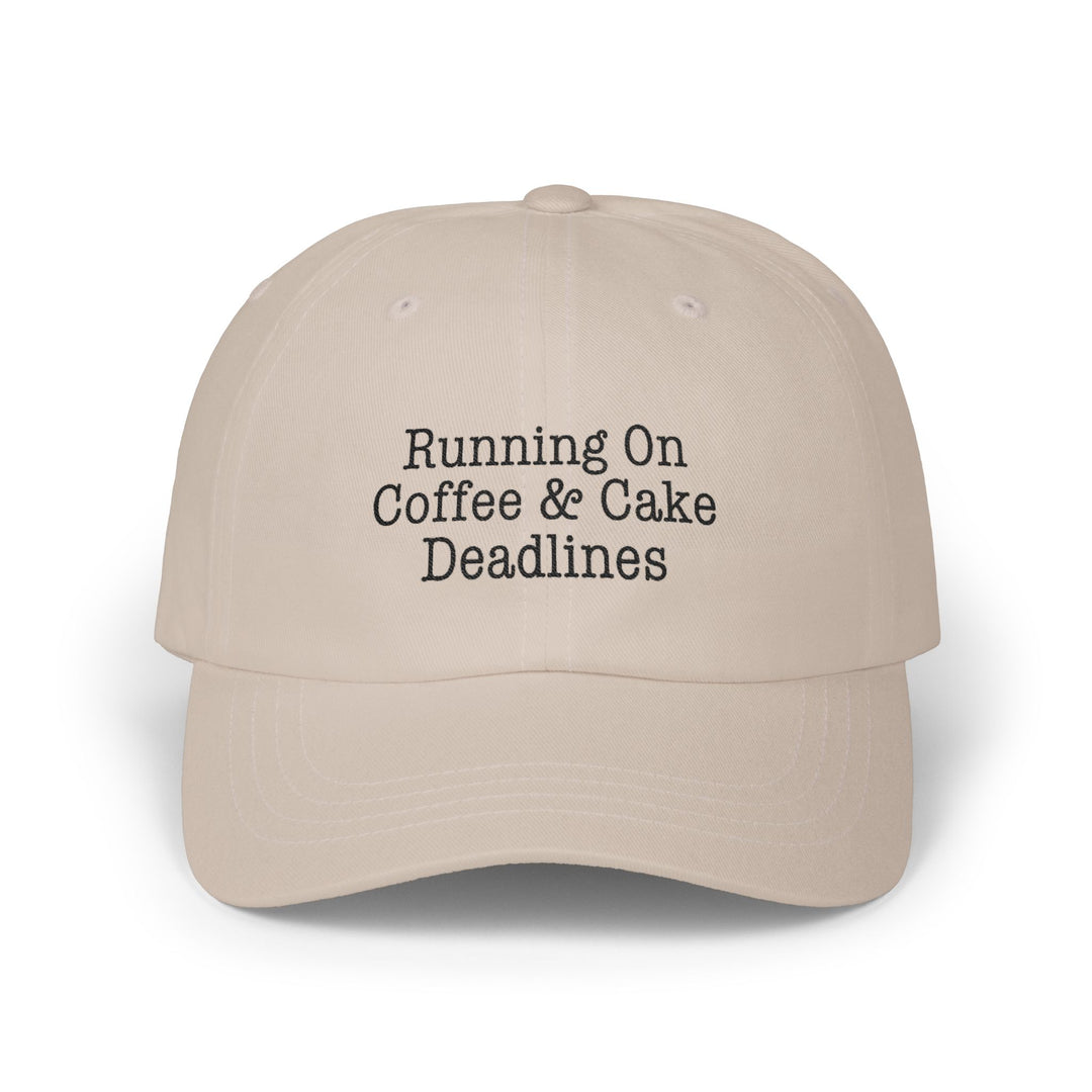 Coffee & Cake Deadlines Embroidered Hat