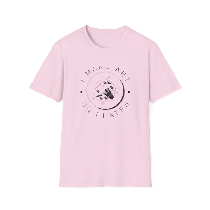 I Make Art on Plates Unisex T-Shirt