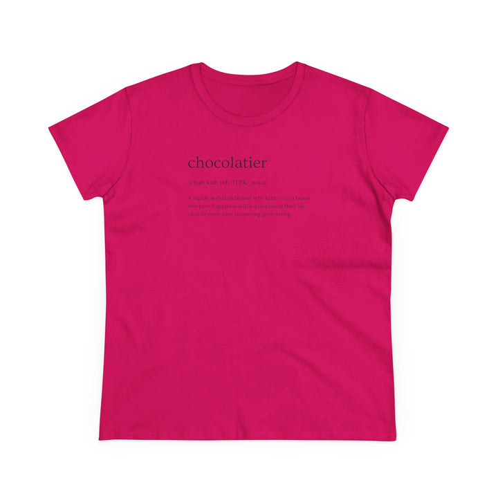 Chocolatier Definition Women's Cotton T-Shirt