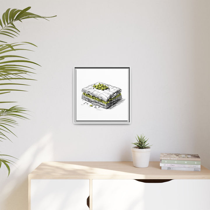 Baklava Canvas with Floating Frame