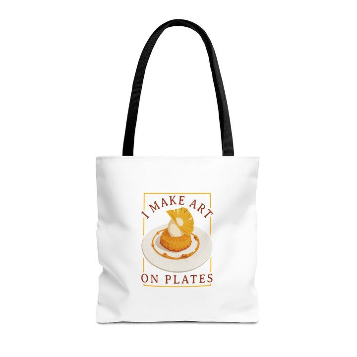 I Make Art On Plates Tote Bag