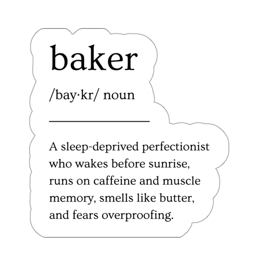 Baker Definition Vinyl Sticker