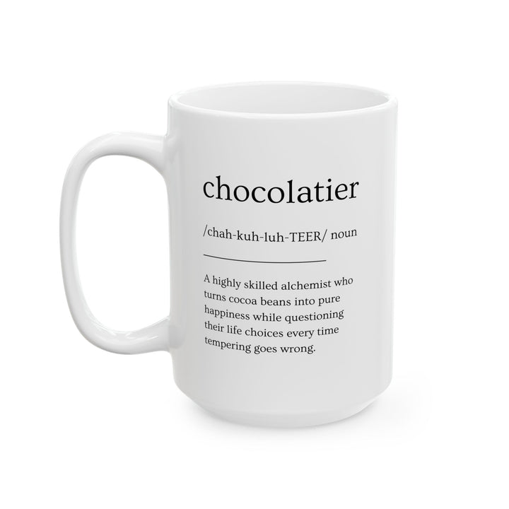 Chocolatier Definition White Mug