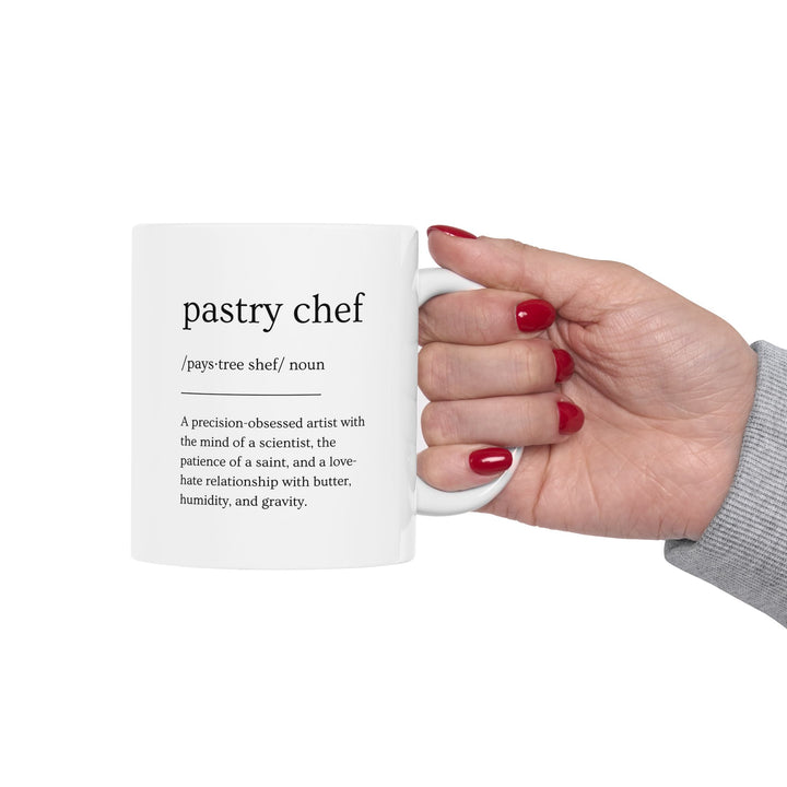 Pastry Chef Definition White Mug