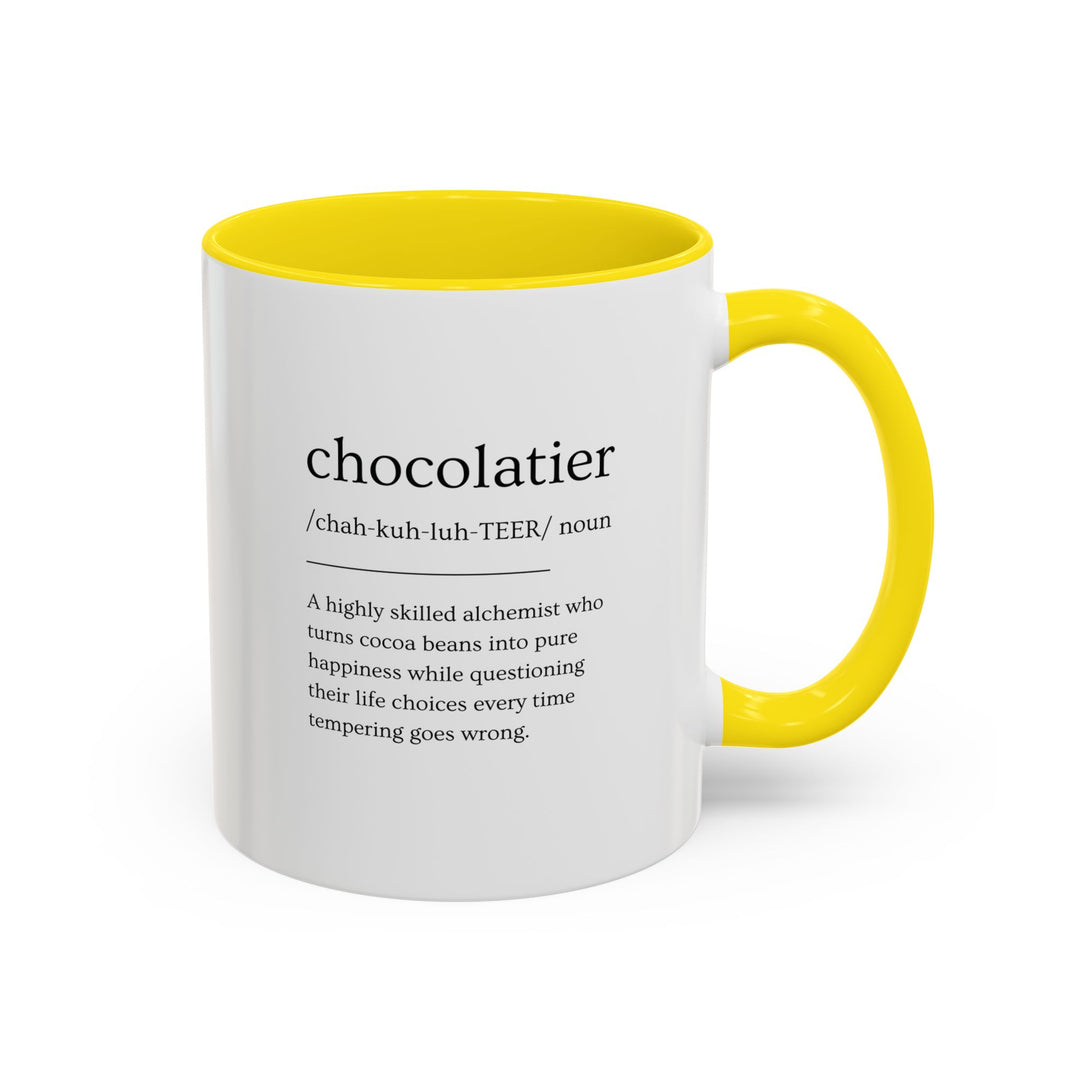 Chocolatier Definition Color Accent Mug