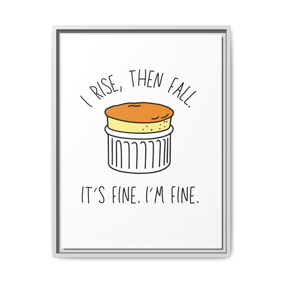 Souffle State of Mind Framed Canvas