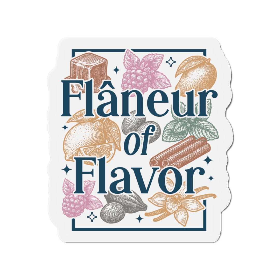 Flâneur of Flavor Vinyl Magnet