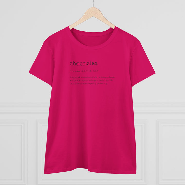 Chocolatier Definition Women's Cotton T-Shirt