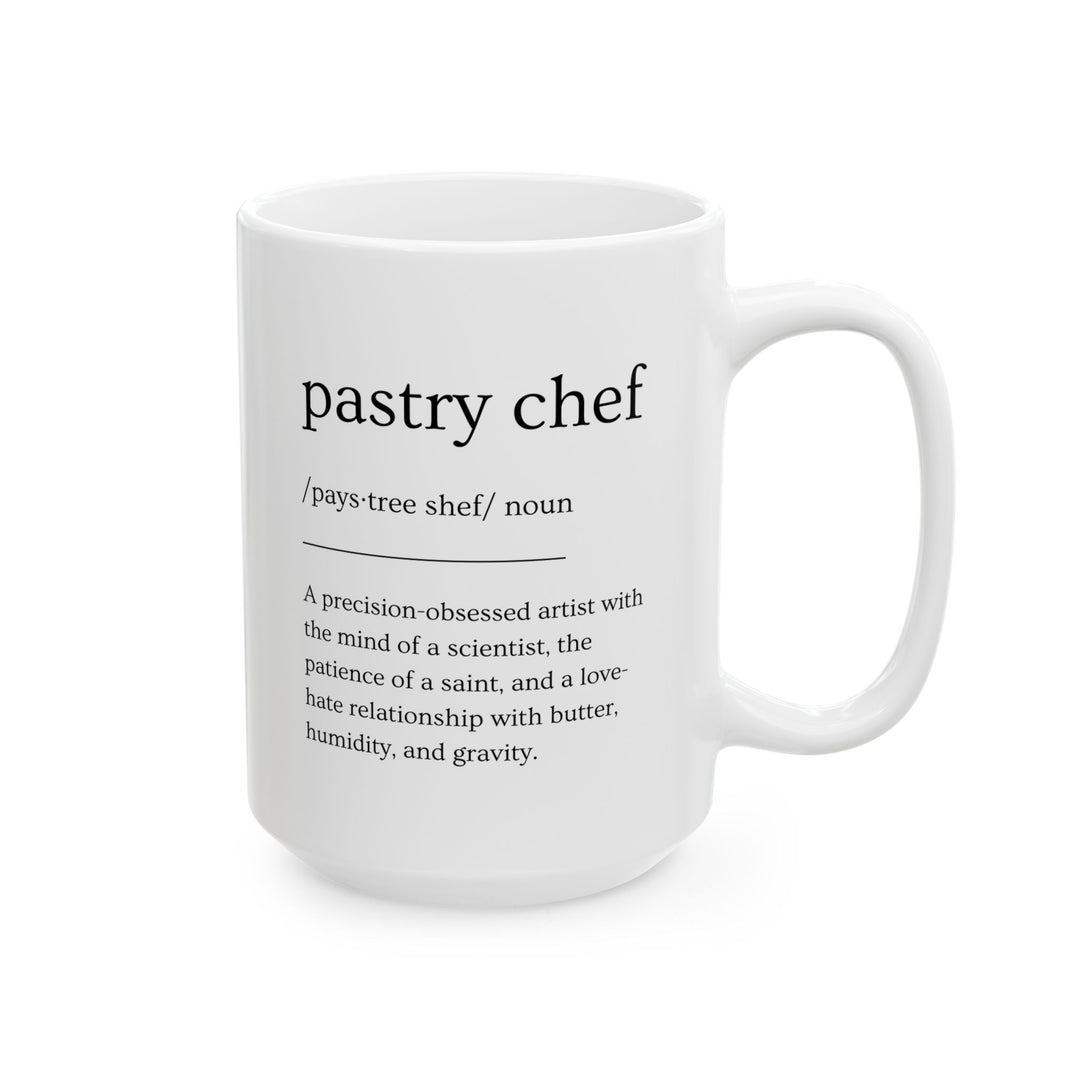 Pastry Chef Definition White Mug