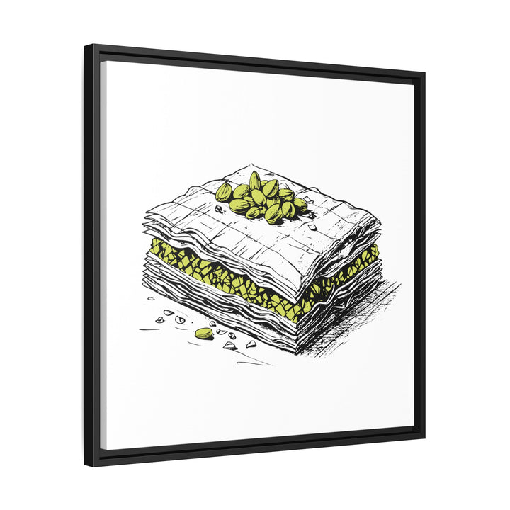 Baklava Canvas with Floating Frame