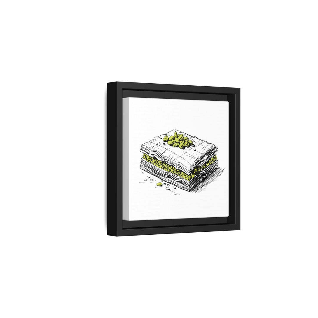 Baklava Canvas with Floating Frame