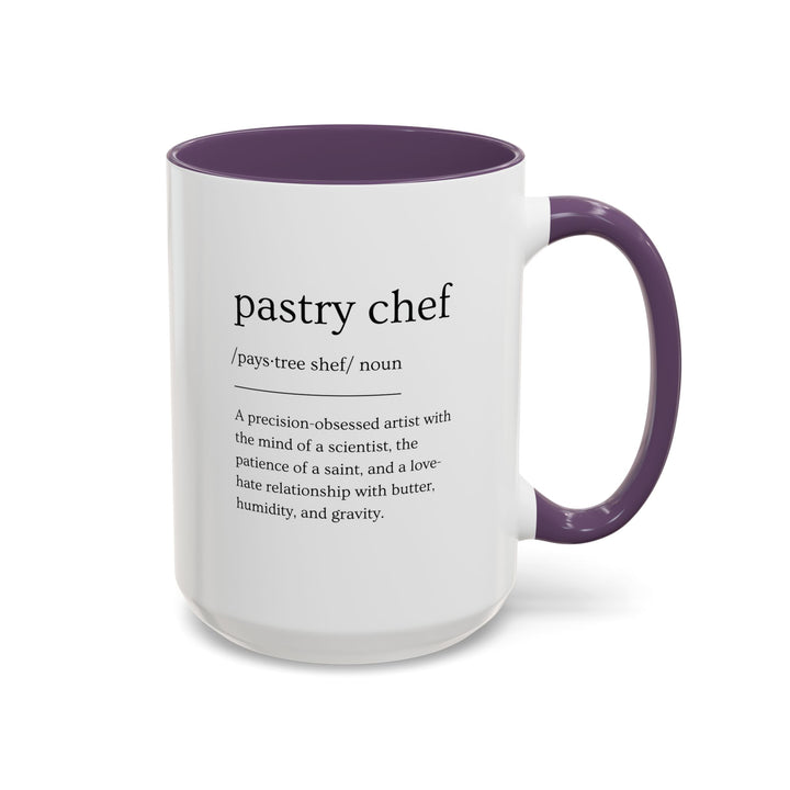 Pastry Chef Definition Color Accent Mug