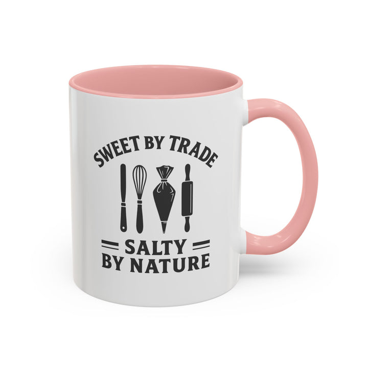 Sweet by Trade Salty by Nature Color Accent Mug