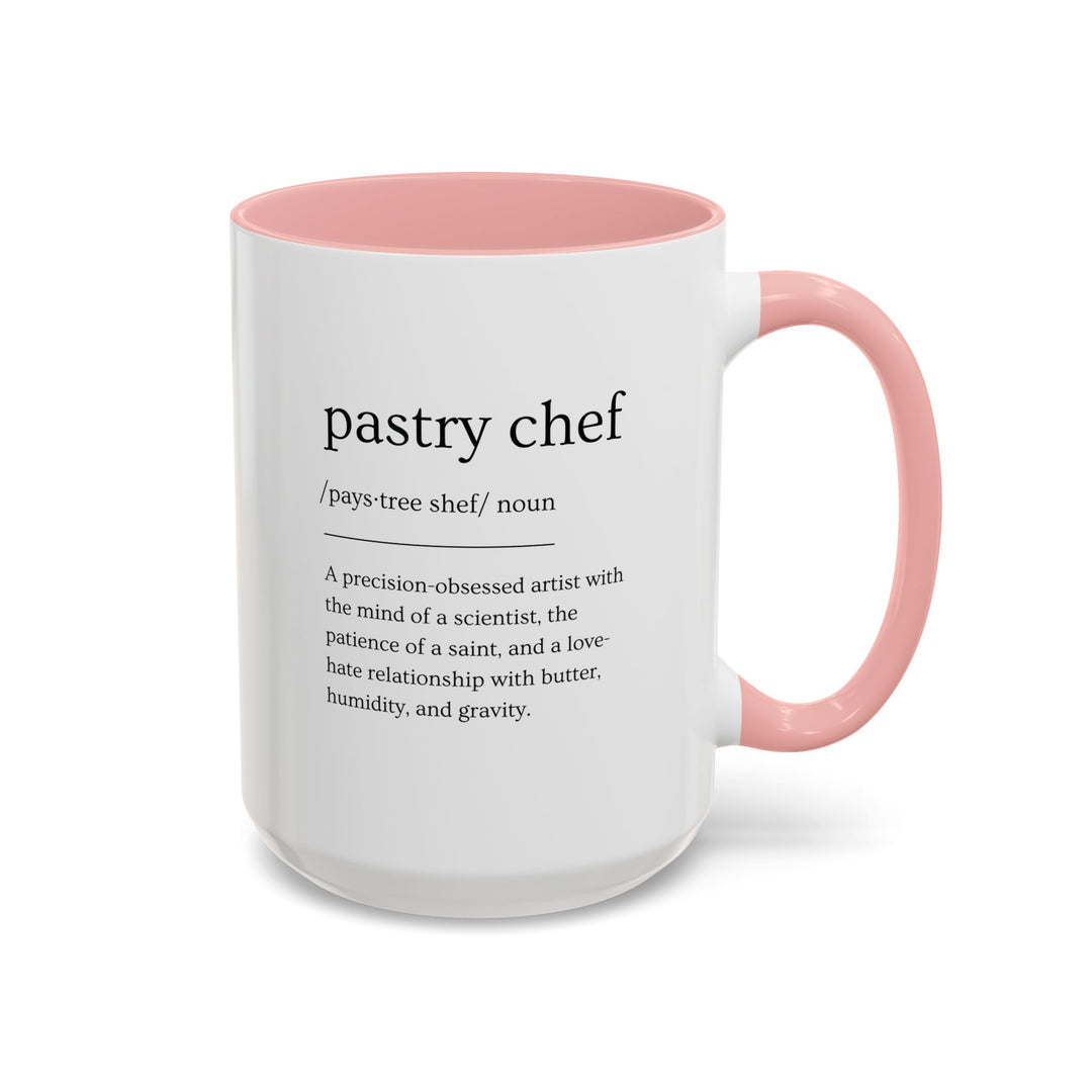 Pastry Chef Definition Color Accent Mug