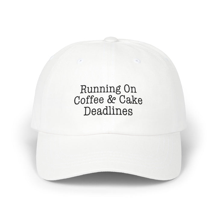 Coffee & Cake Deadlines Embroidered Hat