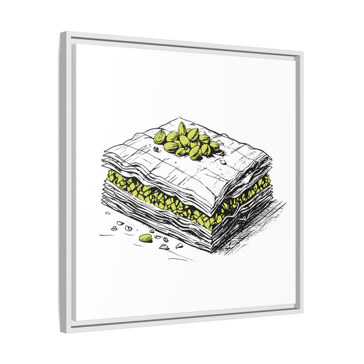 Baklava Canvas with Floating Frame