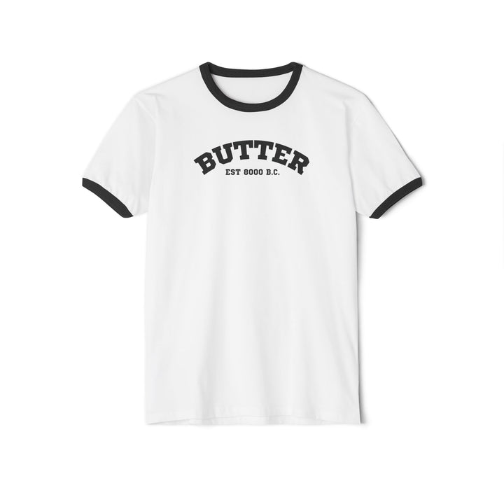 Butter Est. 8000 B.C. Ringer T-Shirt