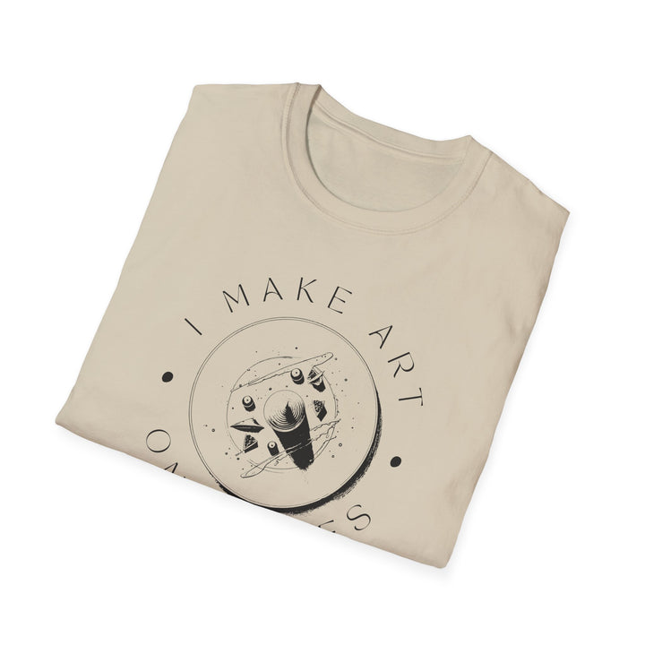 I Make Art on Plates Unisex T-Shirt