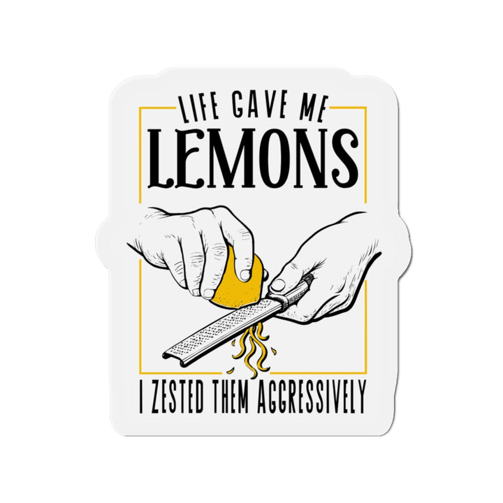 Life Gave Me Lemons Vinyl Magnets