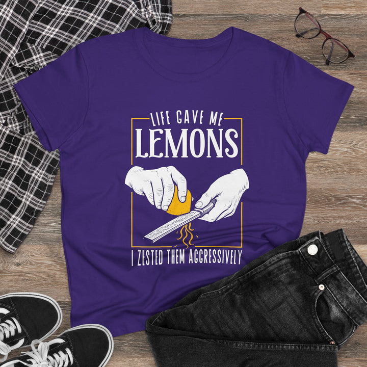 Life Gave Me Lemons Women's Cotton T-Shirt