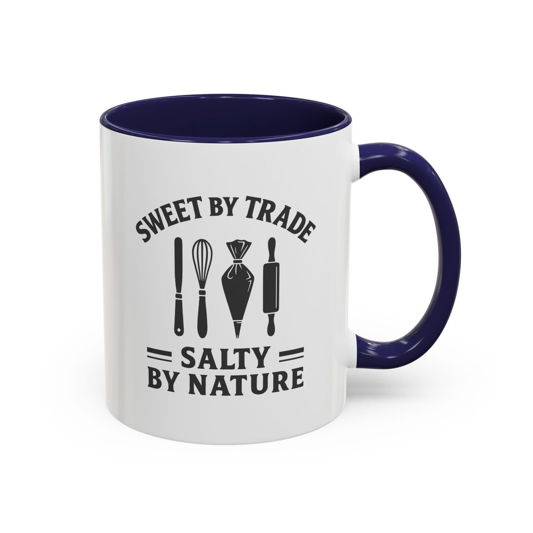 Sweet by Trade Salty by Nature Color Accent Mug