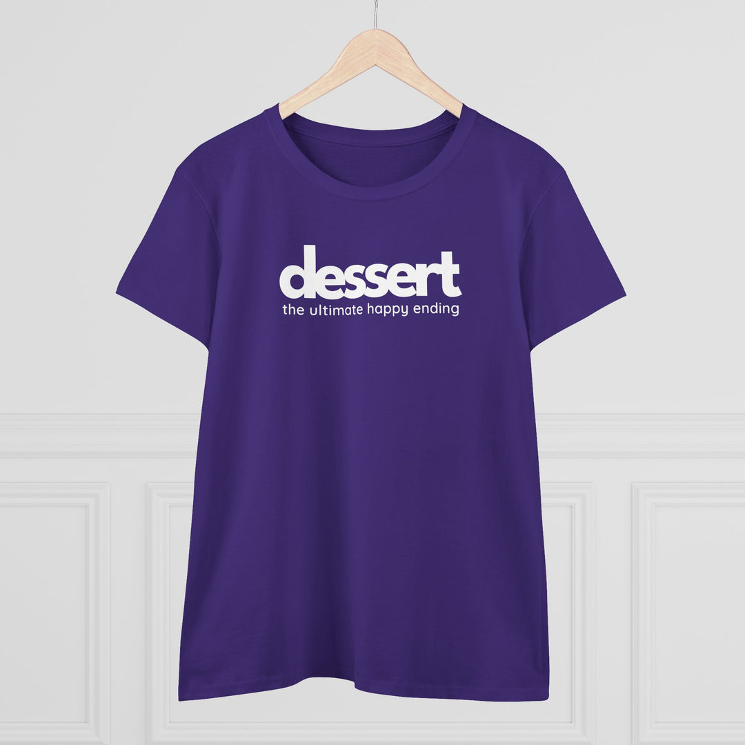 Dessert: The Ultimate Happy Ending Women's Cotton T-Shirt