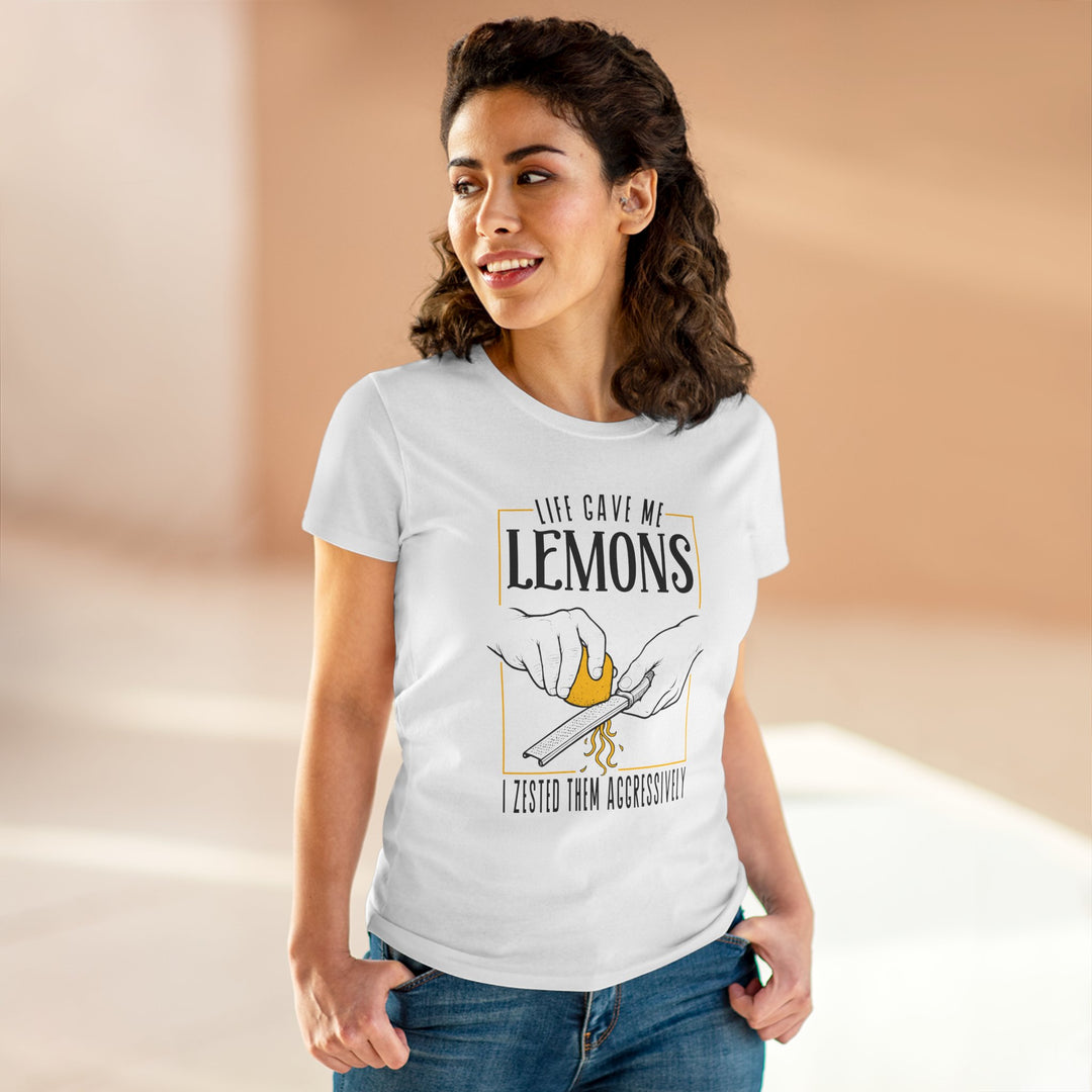 Life Gave Me Lemons Women's Cotton T-Shirt