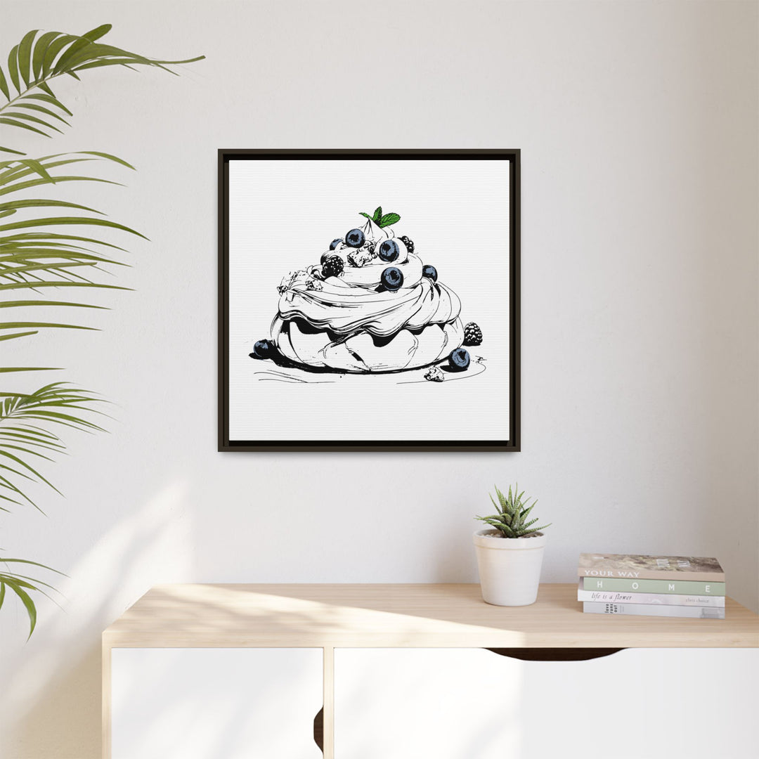 Pavlova Canvas with Floating Frame