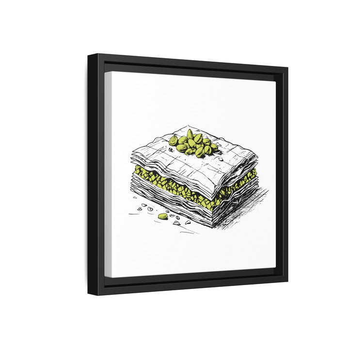 Baklava Canvas with Floating Frame