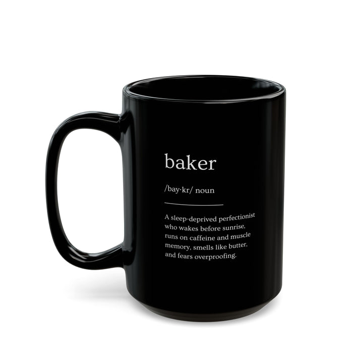 Baker Definition Black Mug