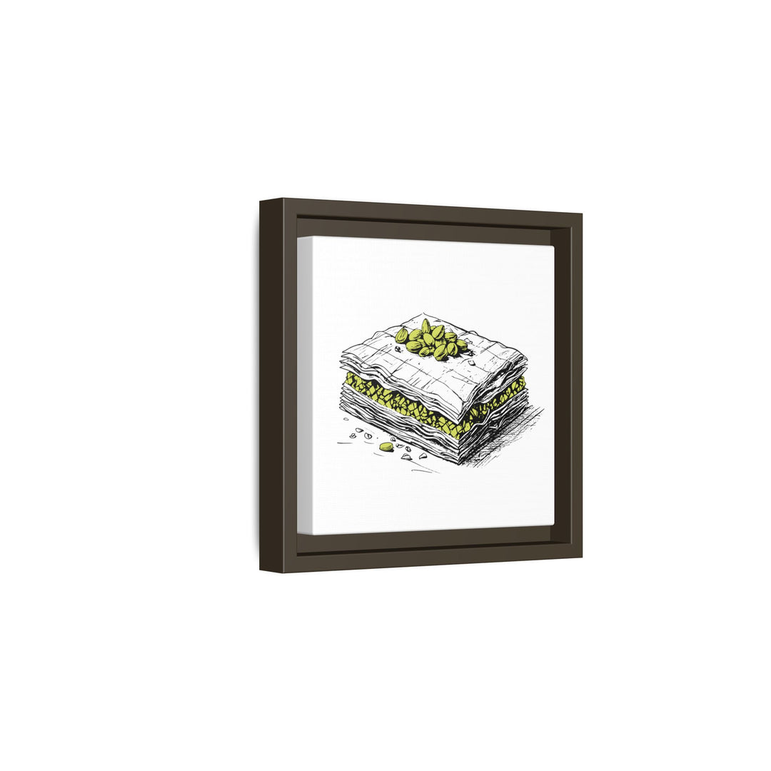 Baklava Canvas with Floating Frame
