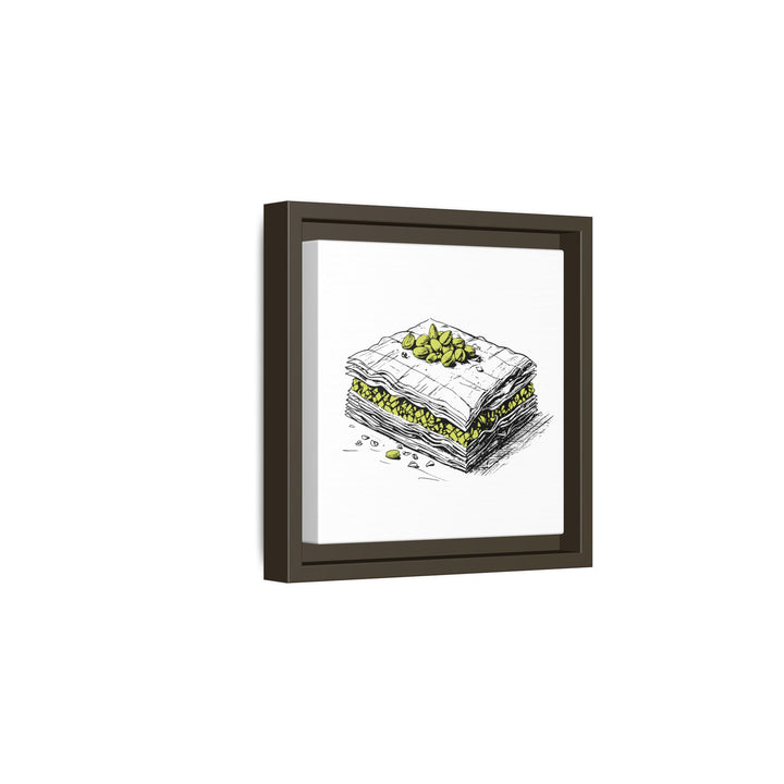 Baklava Canvas with Floating Frame