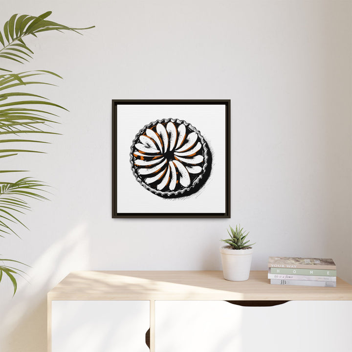 Tarte Tatin Canvas with Floating Frame