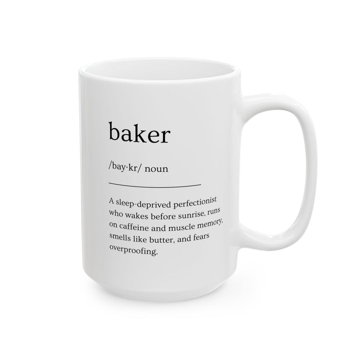 Baker Definition White Mug